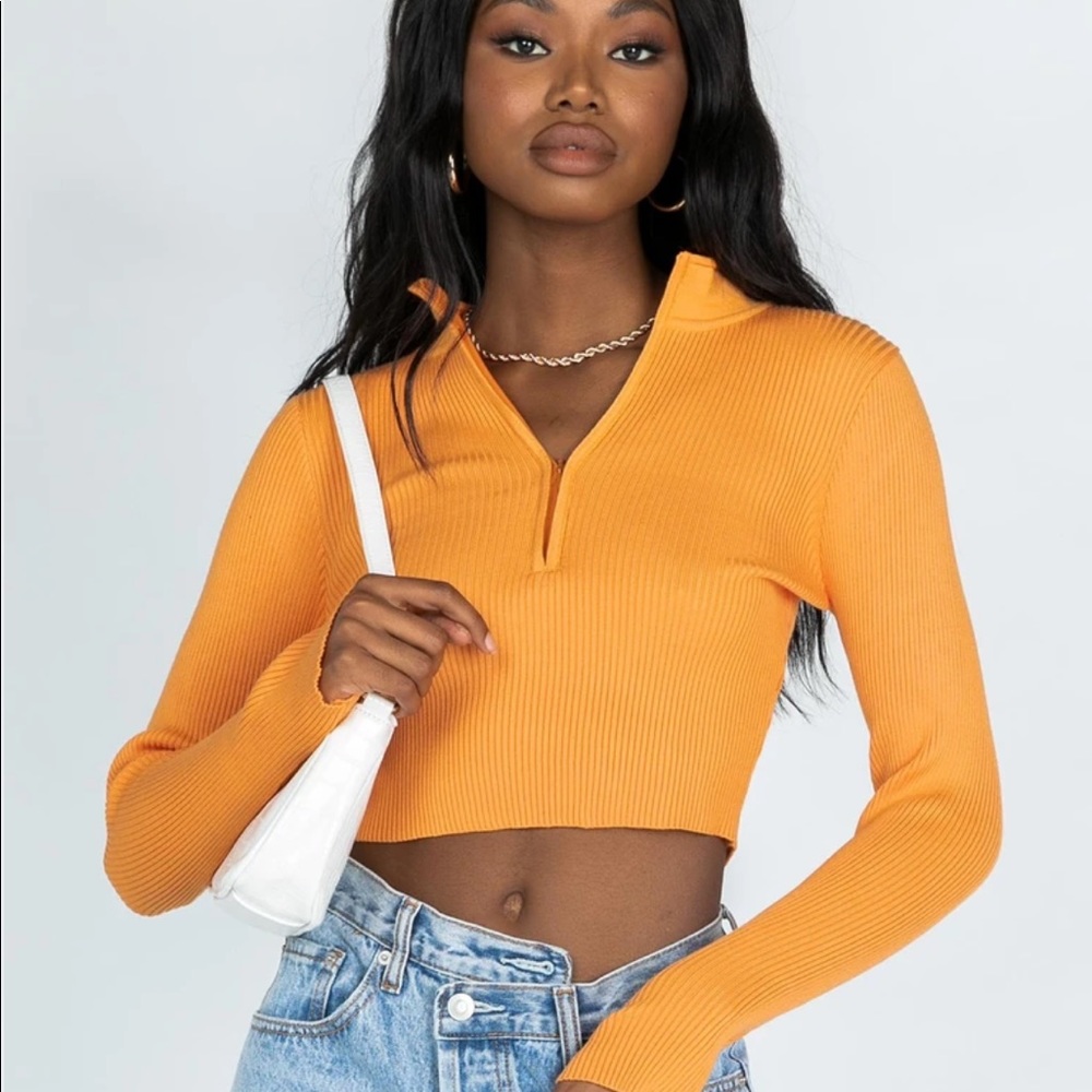 Princess polly blanco top orange